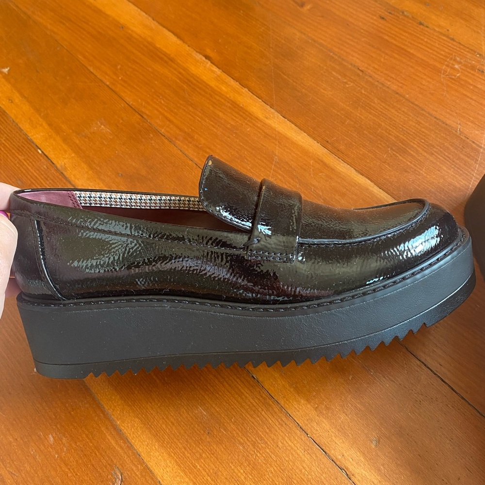 Franco Sarto black loafers